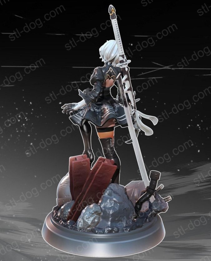 尼尔：机械纪元 (2B) 3D打印图纸